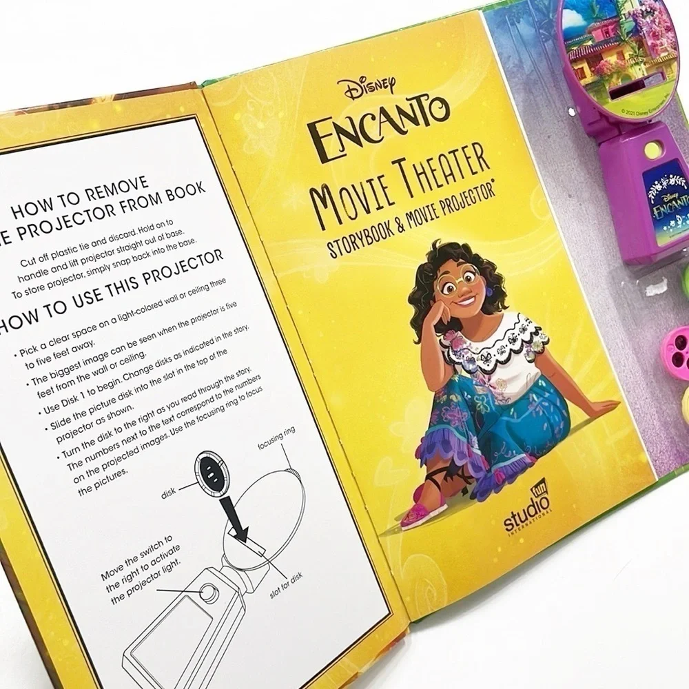 Disney Encanto Movie Theater Storybook & Movie Projector
